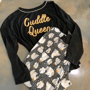 Cuddle queen pj set